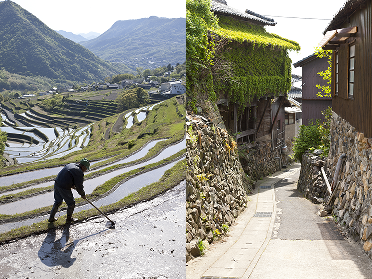 男木島、小豆島